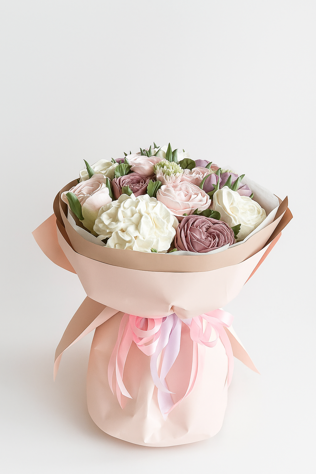 Buchet Dulce din Flori de Marshmallow