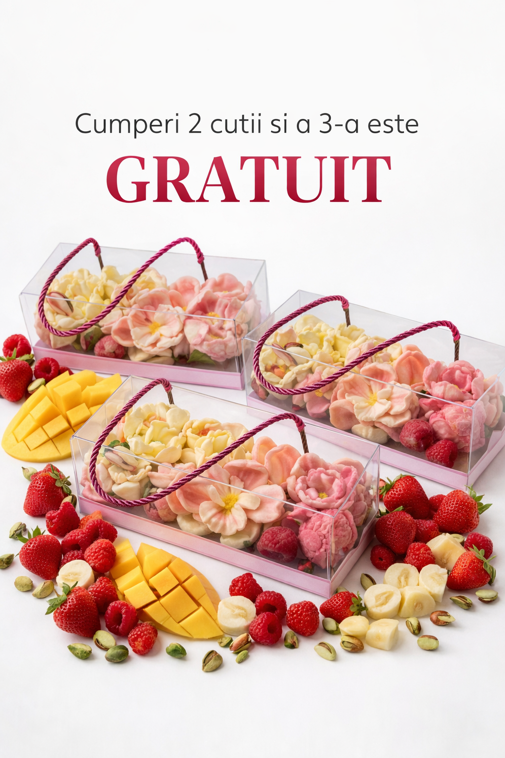 Flori comestibile din marshmallow – gentuta