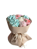 Buchet dulce din flori de marshmallow