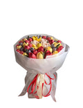 Buchet comestibil din flori de marshmallow – multicolor
