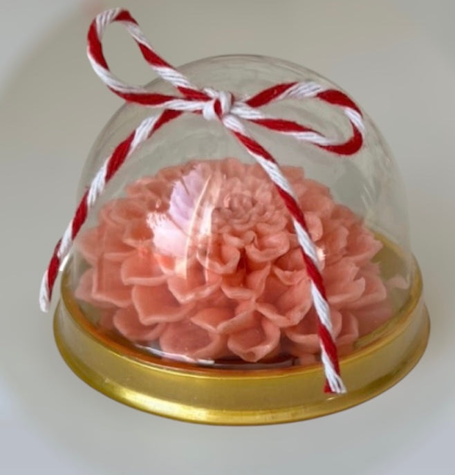 Floare din marshmallow – ambalată individual - comanda minim 10 bucăți